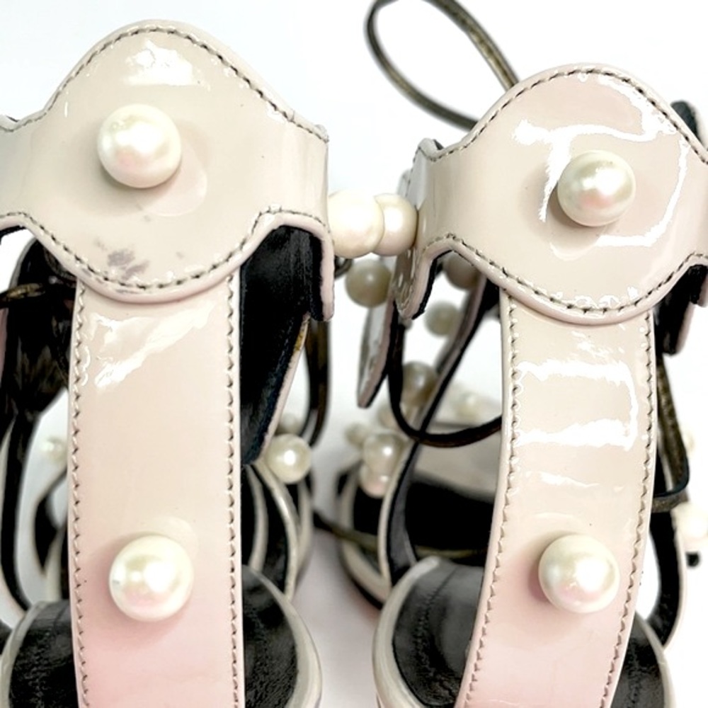*New Marc Ellis Women's Pearl Embellished Sandals - Picture 7 of 9